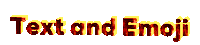 Text-Test Text And Emoji Sticker
