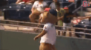 chopper splits GIF by Gwinnett Braves