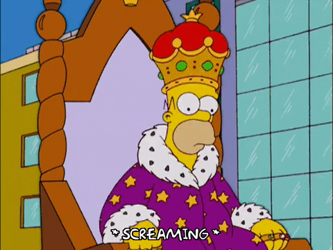 scared homer simpson GIF