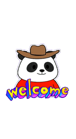 Welcome Sticker by Pandu Pandas