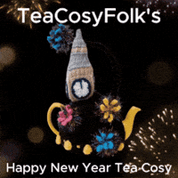 Happy New Year Fireworks GIF by TeaCosyFolk