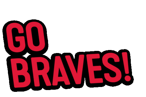 Braves Sticker by Bradley University