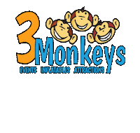 Bounce House 3 Monkeys Sticker by 3 Monkeys Inflatables
