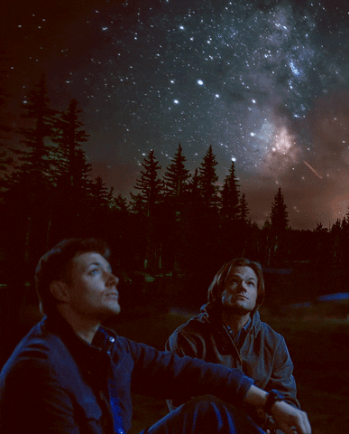 Morlanda giphyupload stars sam dean winchester GIF