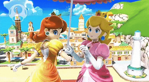 Super Mario Pink GIF