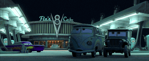 bored route 66 GIF by Disney Pixar