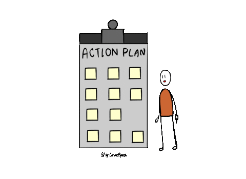 Action Begin Sticker by Curious Piyuesh