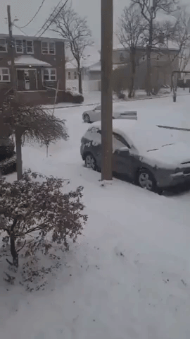 Snow Deepens in New Jersey as Winter Storm Hits