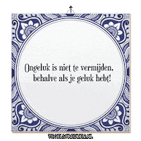 Hoop Troost Sticker by Tegelspreuken.nl