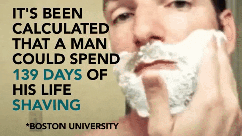 Beard Shaving GIF by BuzzFeed