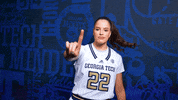 Georgia Tech Basketball GIF by Georgia Tech Yellow Jackets
