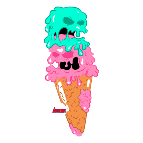 Assuan giphyupload halloween miedo helados Sticker