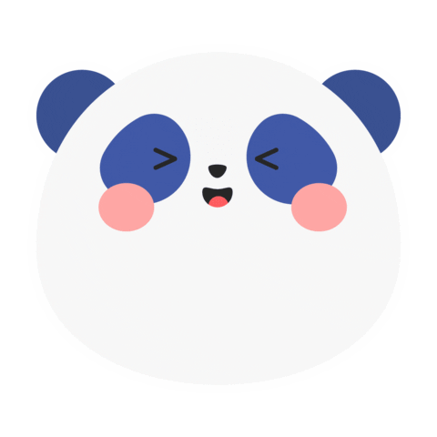 Panda Love Sticker