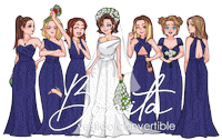 Damas De Honor Sticker by Bonita Vestido Convertible