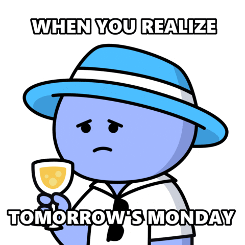 Sunday Night Weekend Sticker by Kudai