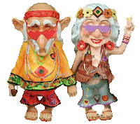 hippie STICKER