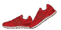 red shoes sneakers Sticker by TWINOAKS