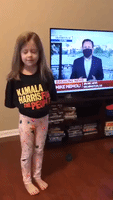 Five-Year-Old Celebrates After Kamala Harris Announced as Biden's Running Mate