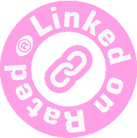 Pink Sticker by ratedglobal