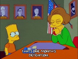Showing Season 3 GIF by The Simpsons