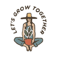 Cactus Grow Sticker by APOTTEDPLANT