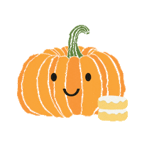 Pumpkin Donut Sticker by seansph