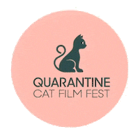Quarantinecats Sticker by Row House Cinema