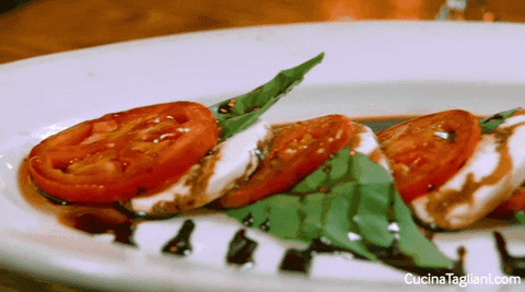 cucinatagliani giphyupload salad tomato italian food GIF