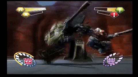TheAccursedHunter01 giphygifmaker transformers optimus prime megatron GIF