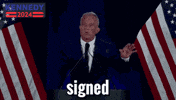 Signature Endorse GIF by Team Kennedy