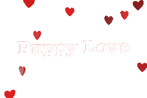Puppy Love Hearts Sticker by Prairie Paws Animal Shelter