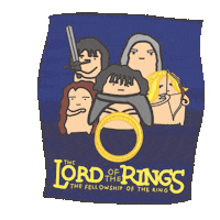 Lord Rings Sticker