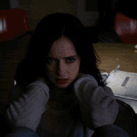 stressed krysten ritter GIF by Jessica Jones