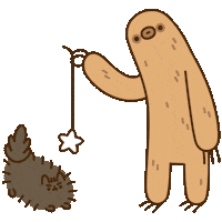 Sloth Luck Sticker by Pusheen