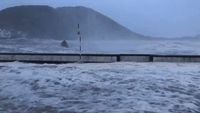 Waves Slam Faial Island as Lorenzo Passes