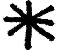 Black Star Sticker