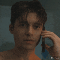 Happy Phone Call GIF by NETFLIX