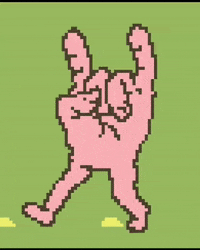BobMotown illustration hand bored walk GIF
