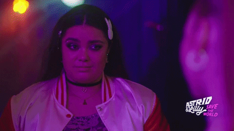 Nervous Candace GIF by Astrid and Lilly Save The World