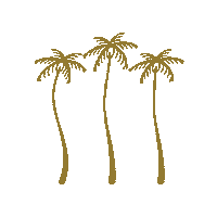xojacksonrowe tropical palm jr palm trees Sticker