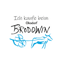 oekodorfbrodowin dancing shopping delivery farm Sticker