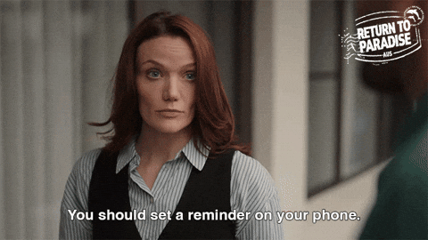 Reminder GIF by Death In Paradise