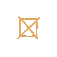 Crossed Box Sticker by AmyLouCreative