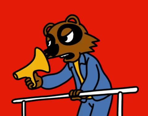 Yell Animal Crossing GIF