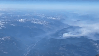 Aerial Footage Shows Wildfires Burning in British Columbia