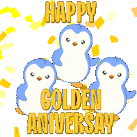 Happy Birthday Good Job Sticker by Pudgy Penguins