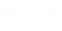 Happy Birthday Sticker