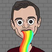 Egonauts cute rainbow crypto nft GIF