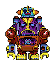 Angry Pixel Sticker