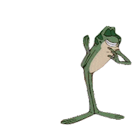 Princess And The Frog Kiss Sticker by The Swan Princess